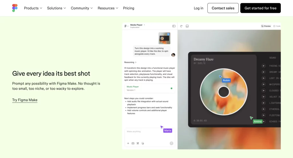 Figma AI marketing tool
