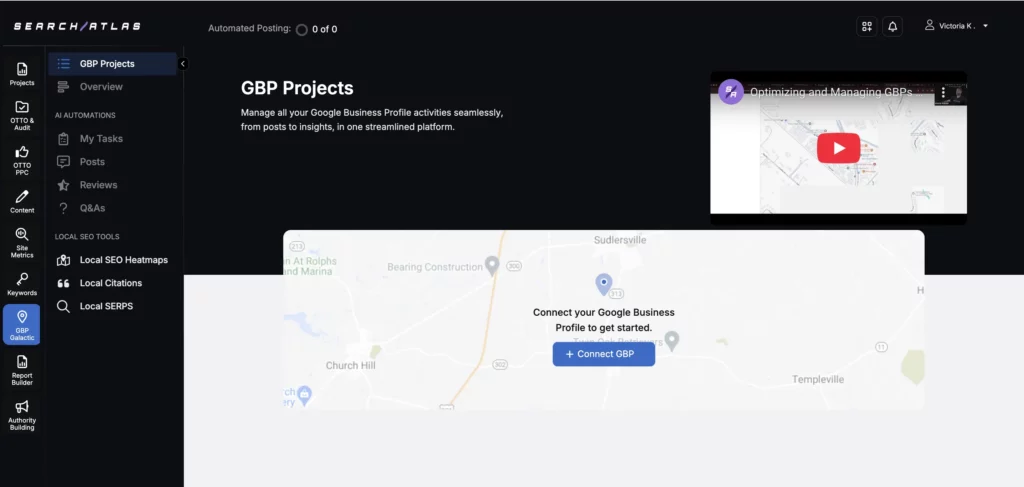 GBP Proejcts Search Atlas