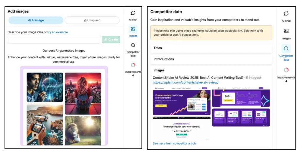 Image generation with ContentShake AI
