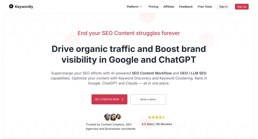 Keywordly AI SEO Tool December 2025