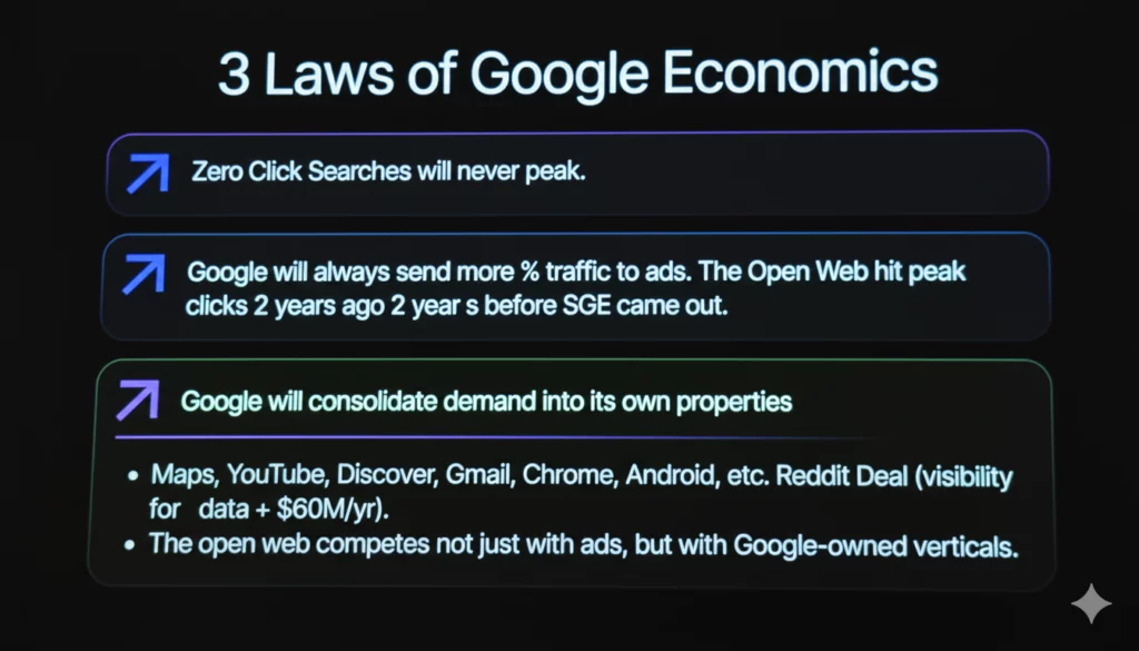 Laws of Google Economics