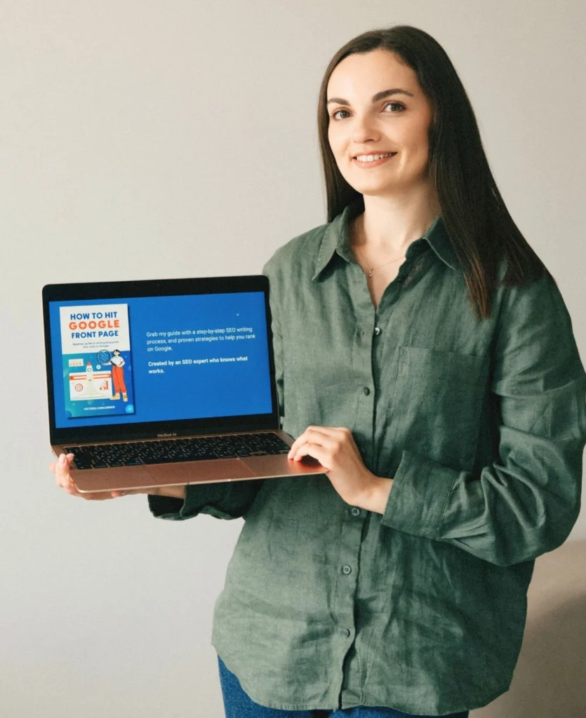 Me and my SEO book for copywriting