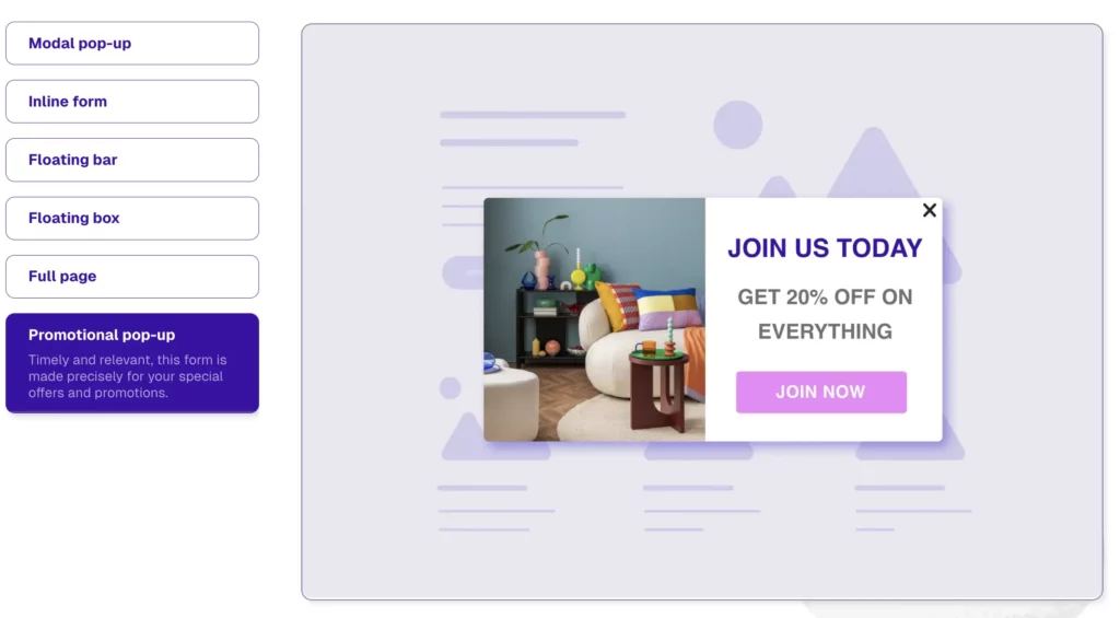 Moosend Growth tools