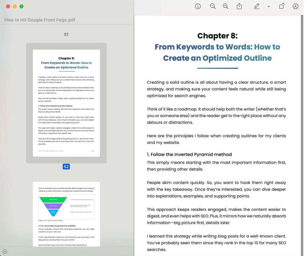 My SEO ebook preview