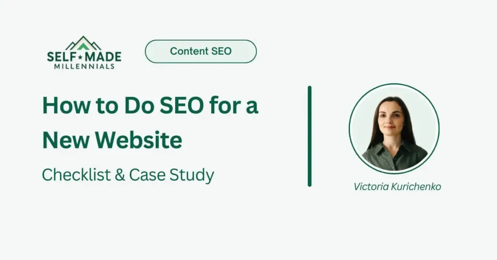 SEO for a new website