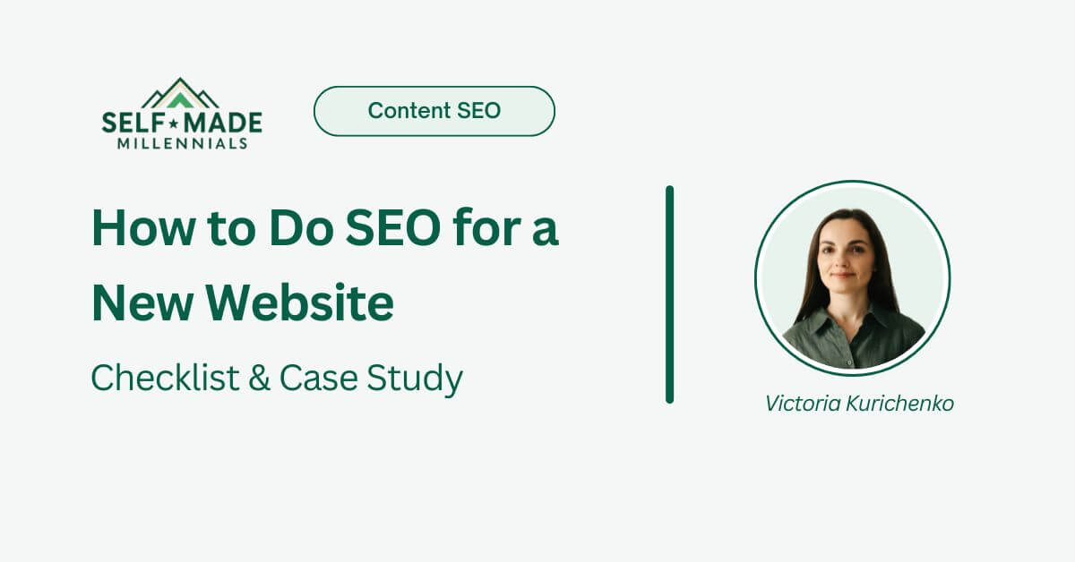 SEO for a new website