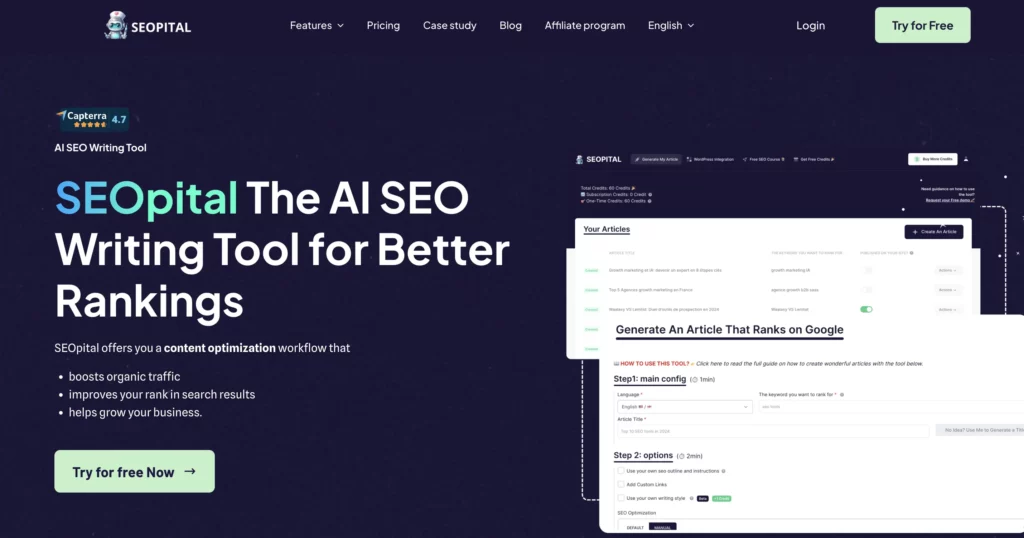 SEOPital AI SEO tool December 2025