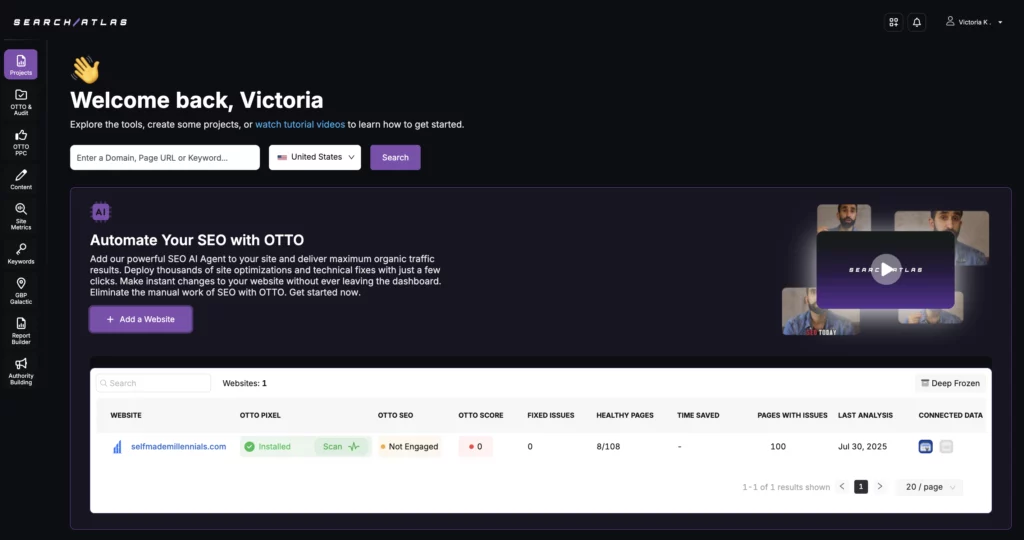 Search Atlas Projects July 2025