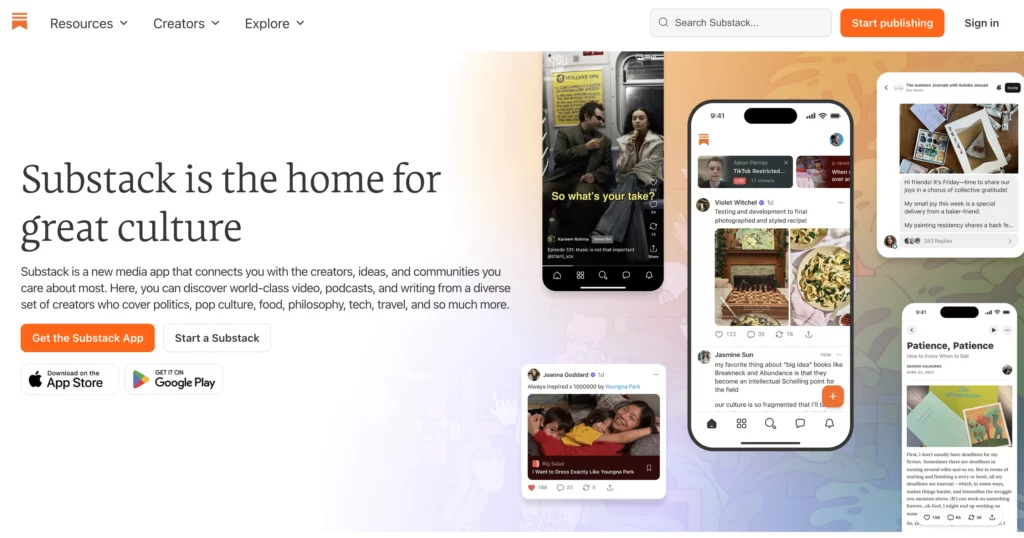 Substack December 2025