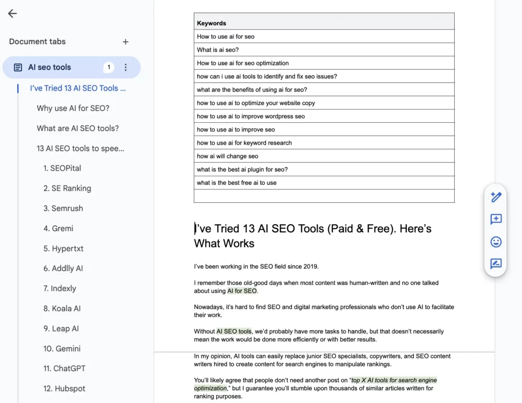 how I optimized my blog post