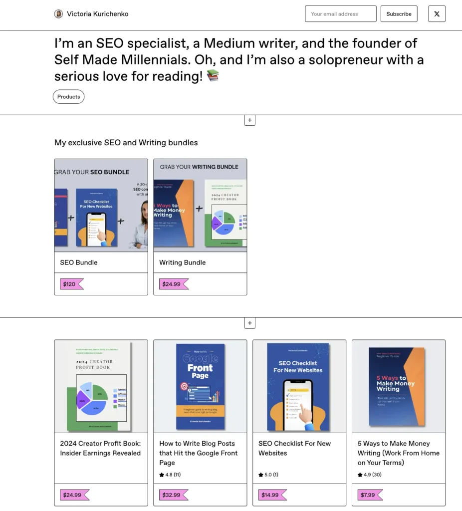 selling my ebooks on gumroad