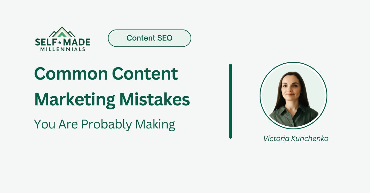Content marketing mistakes