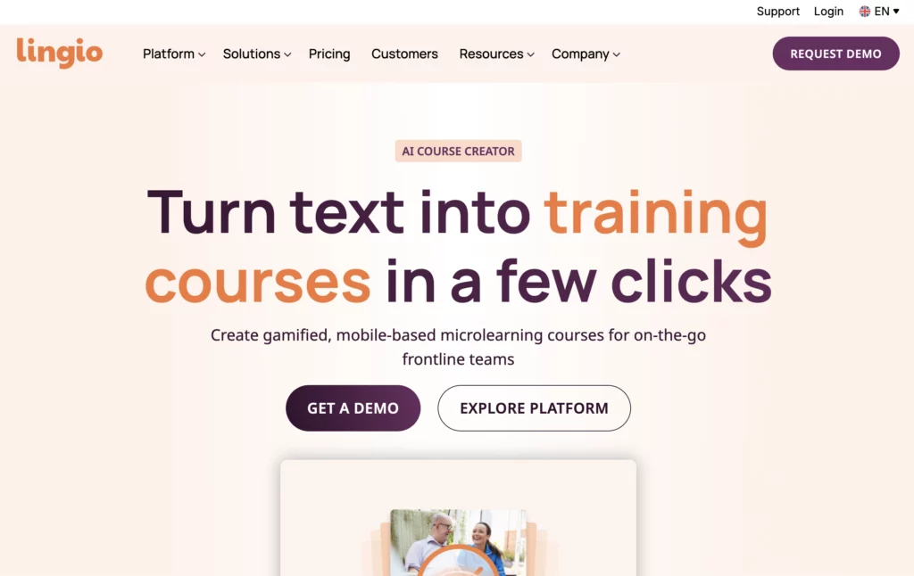 Lingio AI Course Creator