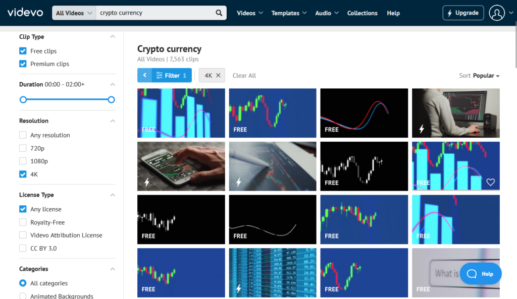 Videvo video quality