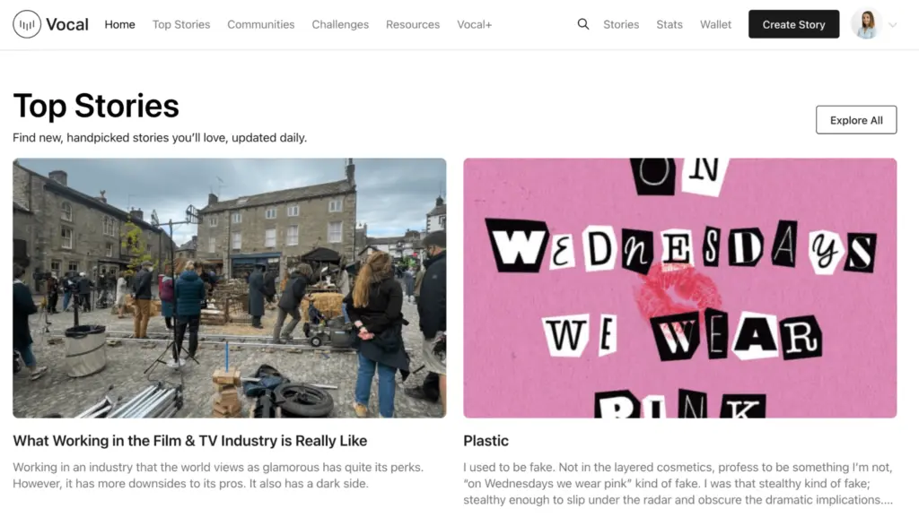 Vocal media Medium alternative