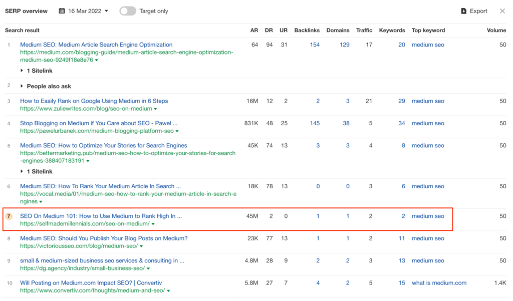 seo case study example