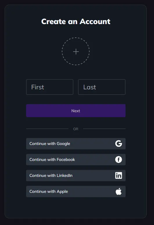 Set up account on Mighty Networks