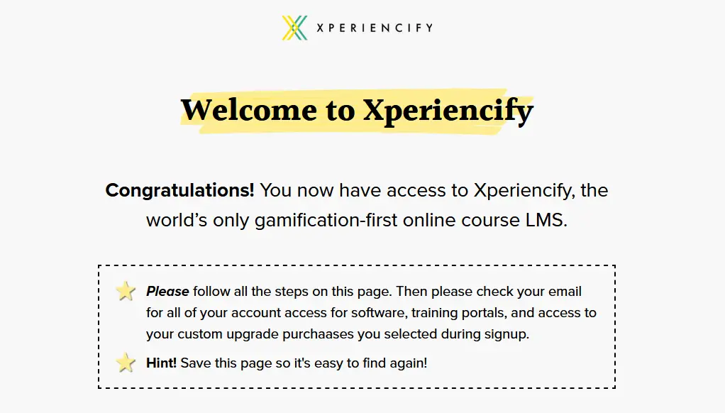 Welcome to Xperiencify